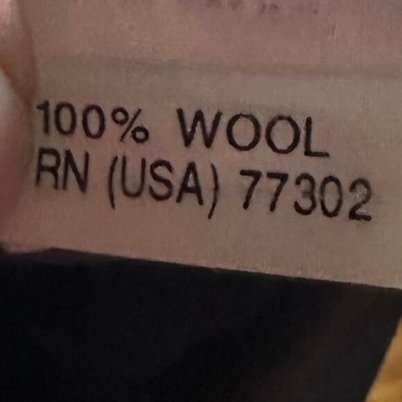 Zara Woman 100% Wool Straight-Leg Trousers – Dark Navy/Royal Blue – Size 2 - Picture 7 of 7